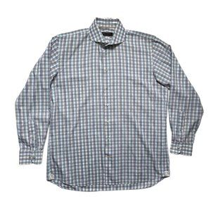 Jack Lipson Signature Blue Checked Shirt